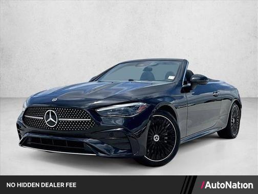 Obsidian Black Metallic 2025 Mercedes-Benz CLE 300 4MATIC Cabriolet