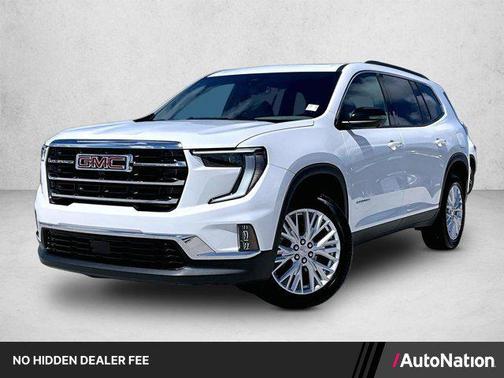 White Frost Tricoat 2024 GMC Acadia FWD Elevation