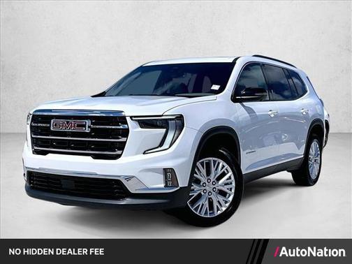 White Frost Tricoat 2024 GMC Acadia FWD Elevation