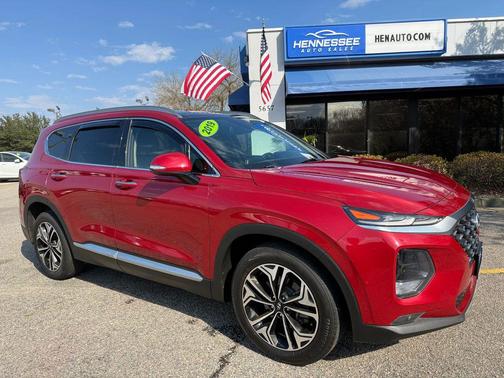 Scarlet Red 2019 Hyundai SANTA FE Limited 2.0T