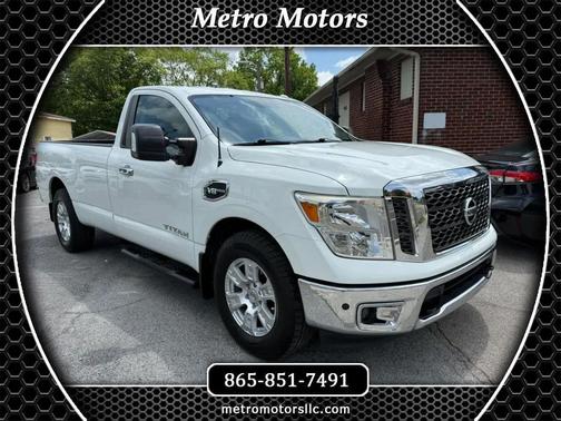 Glacier White 2017 Nissan Titan SV
