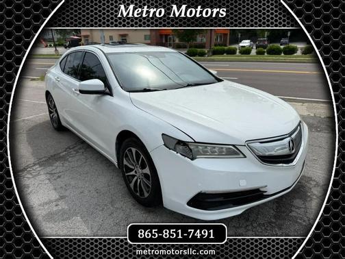 Pearl White 2015 Acura TLX Tech