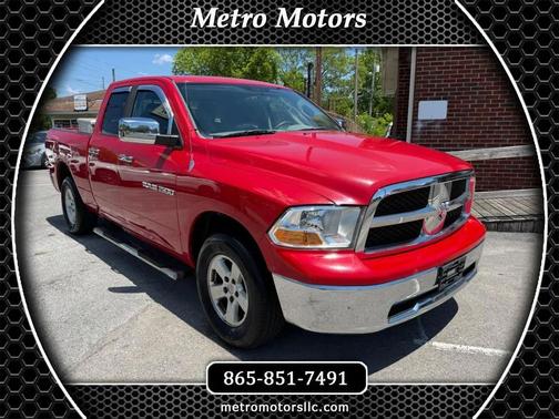 Red 2011 Dodge Ram 1500 SLT