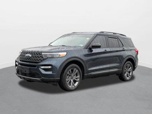 Stone Blue 2024 Ford Explorer XLT