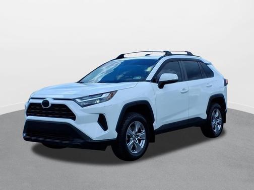 White 2022 Toyota RAV4 XLE