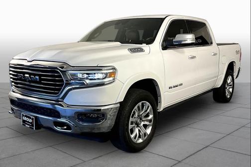 Ivory White Tri-Coat Pearlcoat 2021 RAM 1500 Longhorn