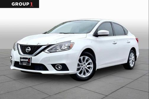 Aspen White 2018 Nissan Sentra SV