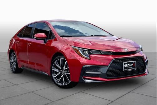 Barcelona Red Metallic 2020 Toyota Corolla SE
