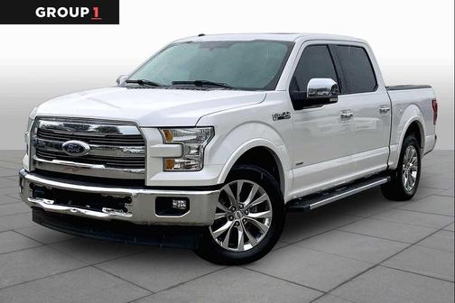 White Platinum Metallic Tri-Coat 2017 Ford F-150 Lariat