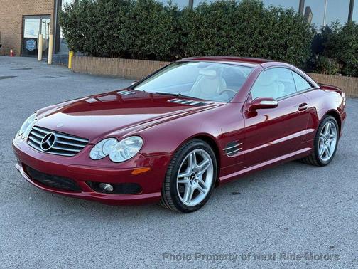 Firemist Red Metallic 2006 Mercedes-Benz SL-Class 2006 MERCEDES-BENZ SL500 2D ROADSTER SERVICED 615-730-9991