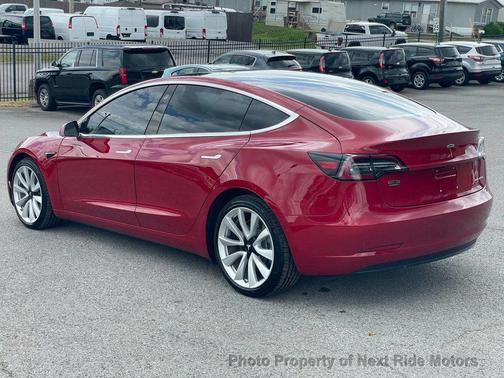 Red Multi-Coat 2018 Tesla Model 3 Long Range