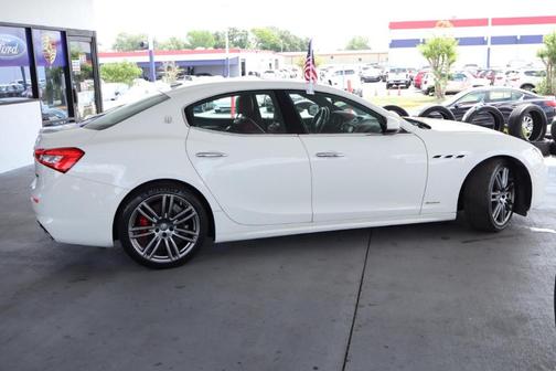 White 2018 Maserati Ghibli S GranLusso