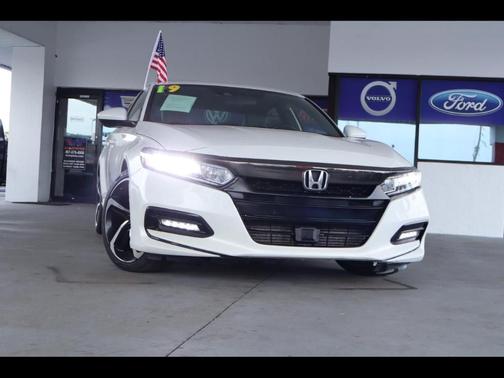 White 2019 Honda Accord Sport
