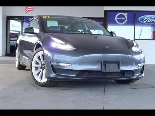 Gray 2021 Tesla Model 3 Long Range