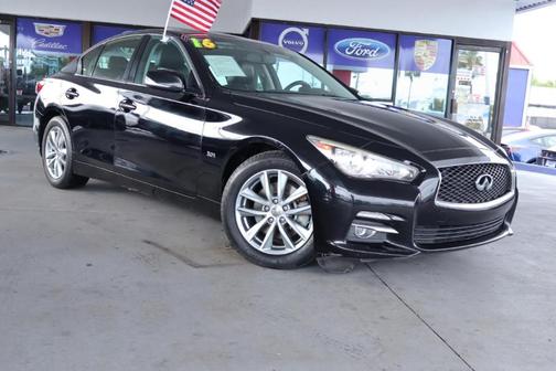 Black 2016 INFINITI Q50 3.0T Premium