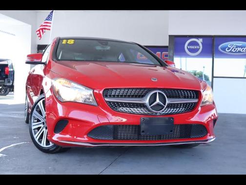 Red 2018 Mercedes-Benz CLA 250 Base 4MATIC