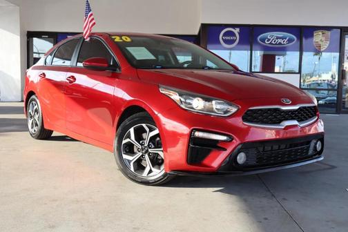 Red 2020 Kia Forte LXS