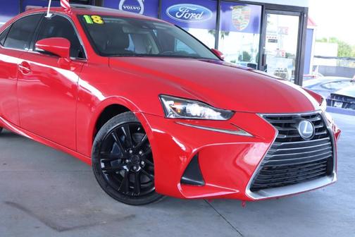 Red 2018 Lexus IS 300 Base