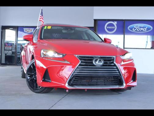 Red 2018 Lexus IS 300 Base