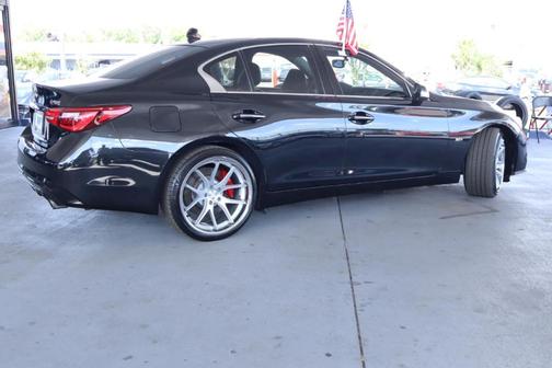 Midnight Black 2018 INFINITI Q50 3.0t Sport