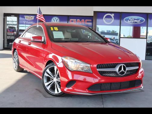 Red 2018 Mercedes-Benz CLA 250 Base