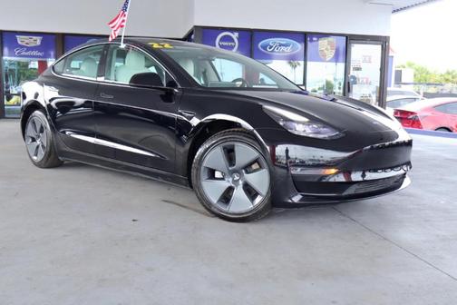 Black 2022 Tesla Model 3 Base
