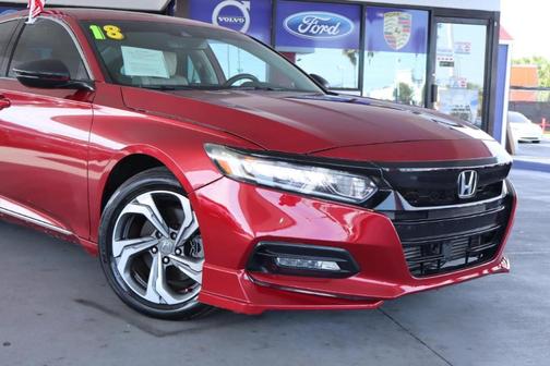 Red 2018 Honda Accord EX-L 2.0T