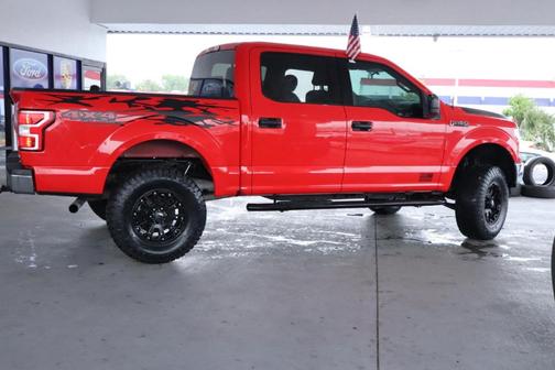 Red 2018 Ford F-150 Lariat