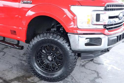 Red 2018 Ford F-150 Lariat