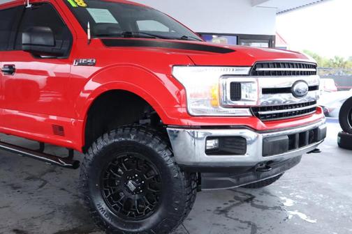 Red 2018 Ford F-150 Lariat