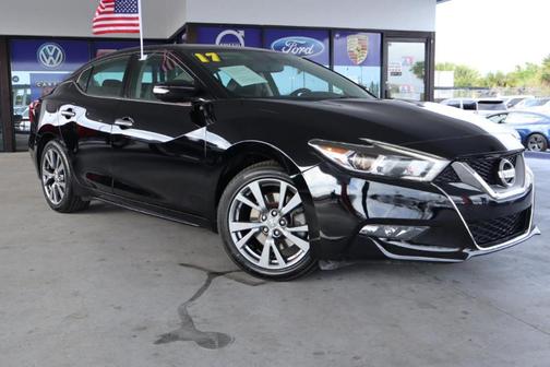 Black 2017 Nissan Maxima 3.5 SV