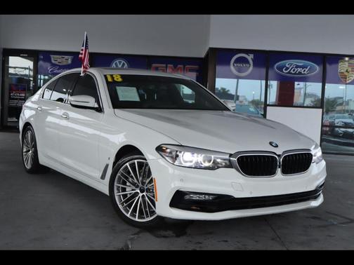 White 2018 BMW 530e iPerformance