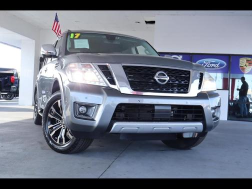 Gun Metallic 2017 Nissan Armada Platinum