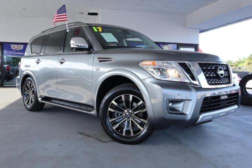 Gun Metallic 2017 Nissan Armada Platinum