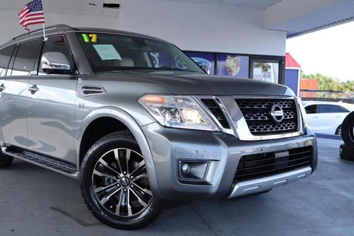 Gun Metallic 2017 Nissan Armada Platinum