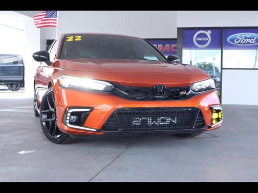 Orange 2022 Honda Civic Si Base