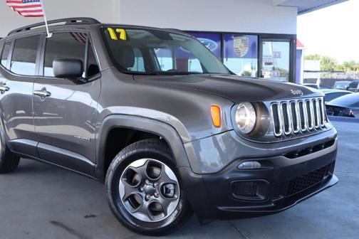 Gray 2017 Jeep Renegade Sport