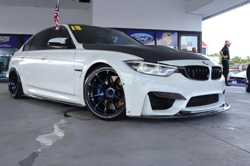 White 2018 BMW M3 Base