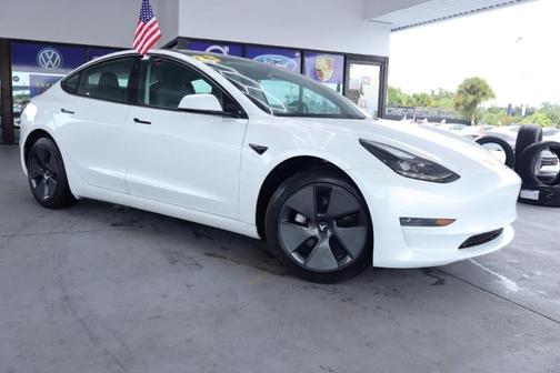 White 2023 Tesla Model 3 Base