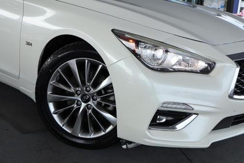 Majestic White 2019 INFINITI Q50 3.0t LUXE