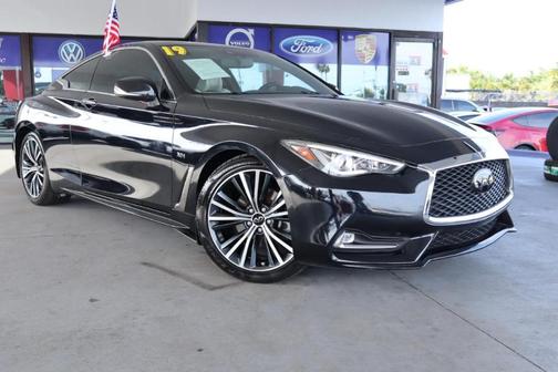 Black 2020 INFINITI Q60 3.0t LUXE