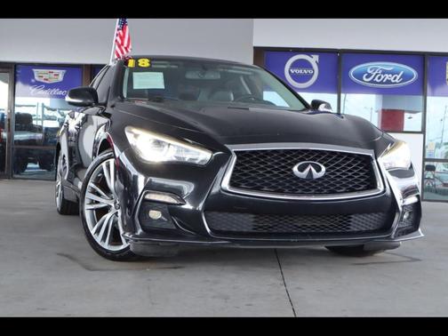 Midnight Black 2018 INFINITI Q50 3.0t Sport