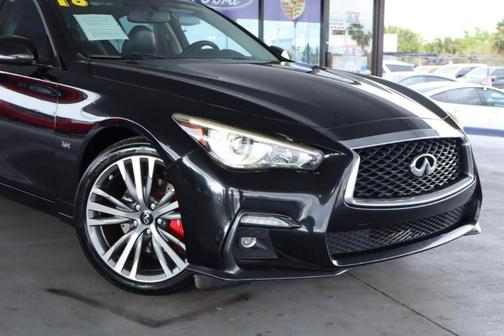 Midnight Black 2018 INFINITI Q50 3.0t Sport