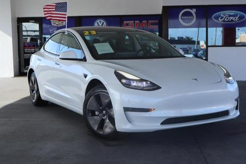 White 2023 Tesla Model 3 Base