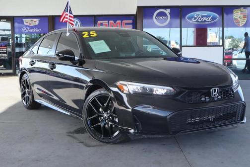 Black 2025 Honda Civic Sport