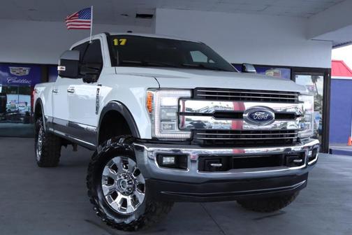 White 2017 Ford F-350 Lariat Super Duty