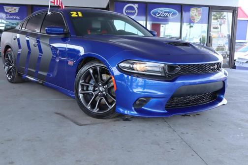 Blue 2021 Dodge Charger Scat Pack