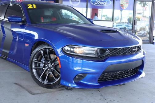 Blue 2021 Dodge Charger Scat Pack