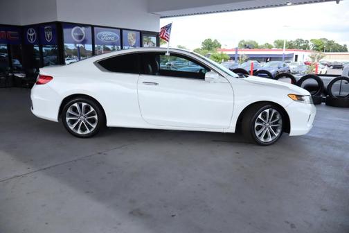 White 2015 Honda Accord EX-L
