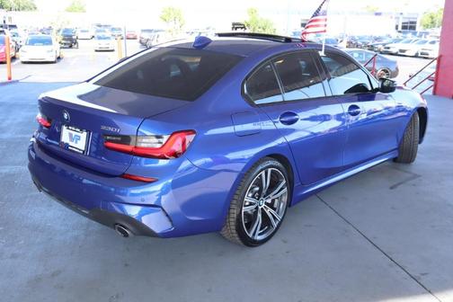 Blue 2019 BMW 330 i xDrive